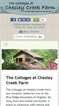 Mobile Screenshot of chesleycreekfarm.com